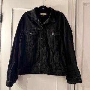 Madewell Washed Black Denim Jacket